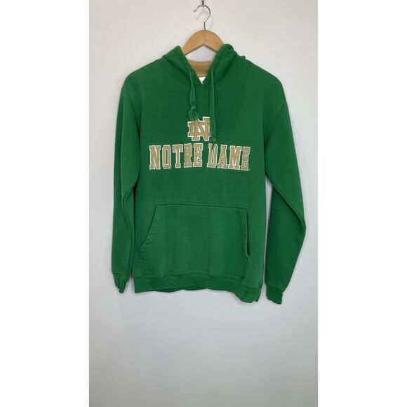 Vintage E5 Notre Dame Fighting Irish S Pullover Sweatshirt Hoodie NCAA Football - Picture 1 of 12